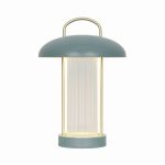 Nordlux Table Lamp Mirano Metal and Glass Green 3W 150lm - 830 Warm White | 3-Step Dimmable