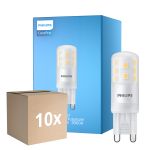 Multipack 10x Philips CorePro LED Capsule G9 Frosted 3.7W 470lm - 830 Warm White | Replaces 40W