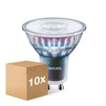 Multipack 10x Philips MASTER LED Spot ExpertColor GU10 PAR16 5.5W 355lm 25D - 927 Extra Warm White | Best Colour Rendering - Dimmable - Replaces 50W