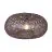 Good&Mojo Ceiling Light Arizona Rattan Burgundy S | Suitable for 1x E27 
