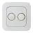 EcoDim Dimmer Button DUO Busch-Jaeger Reflex incl. Rotary Cover Plate