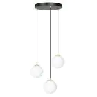 Emibig Pendant Royal Steel Black | Suitable for 3x E14 - Max 10W